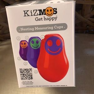 New Kizmos Nesting Measuring Cups Red